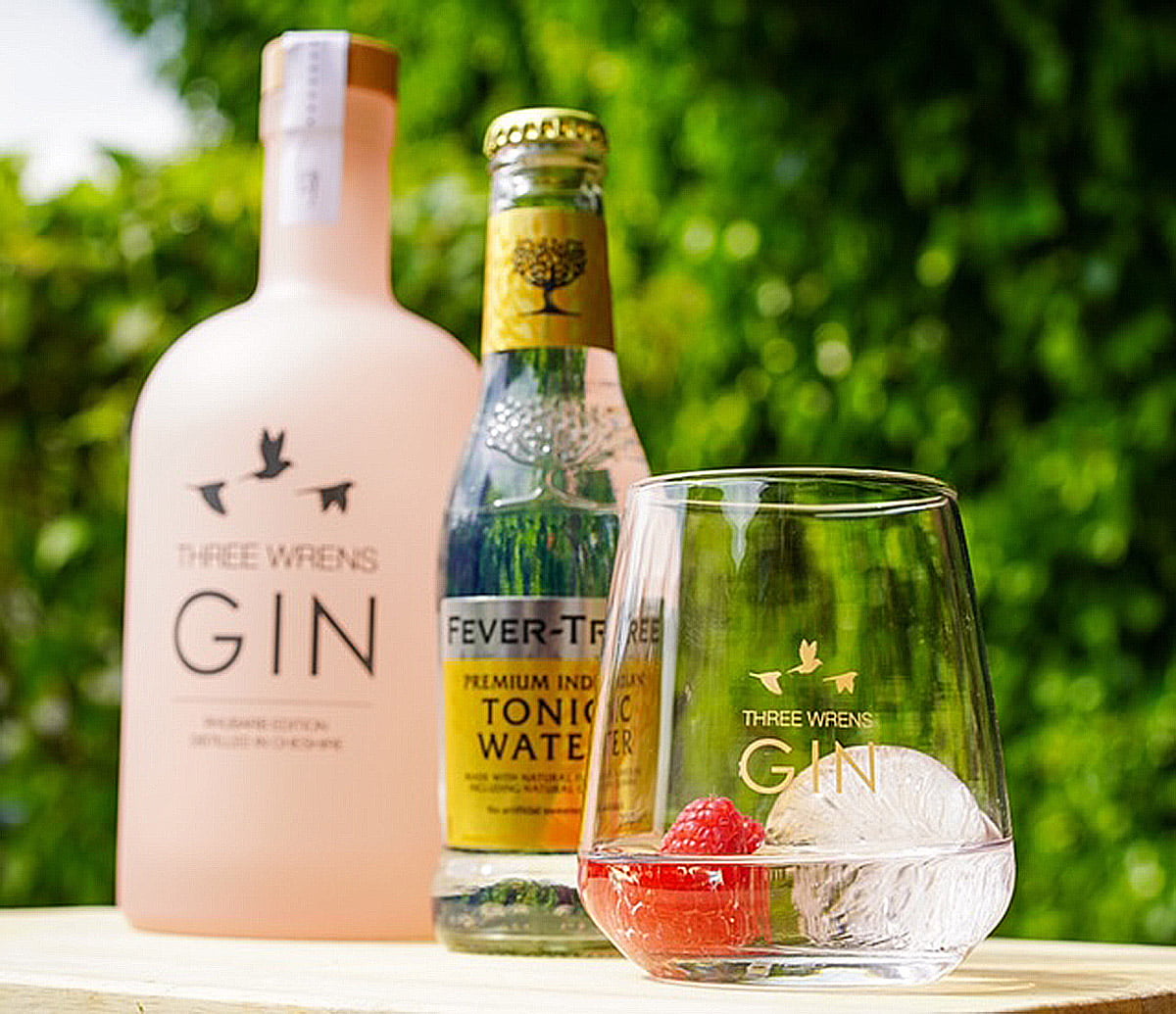 Rhubarb Edition Gin Three Wrens Gin