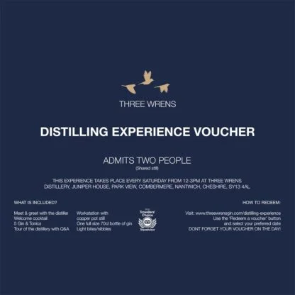 distilling experience voucher two 2022