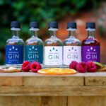 miniature selection five 50ml gins