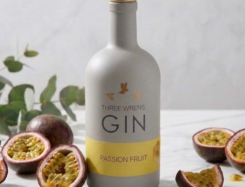 Passion Fruit Gin 40 abv 70cl 2026 Three Wrens